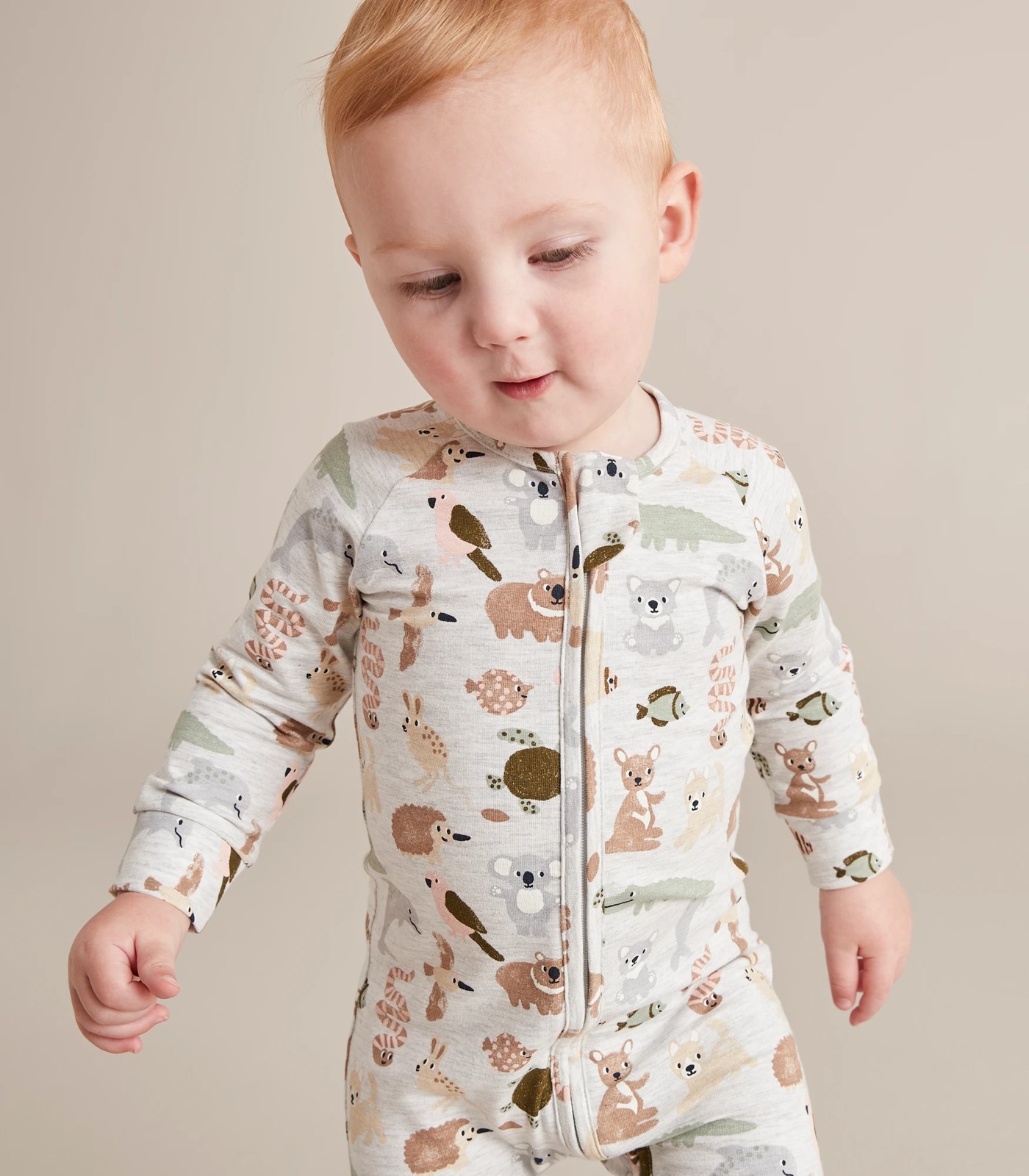 Baby Organic Cotton Footless Coverall 5 of 6