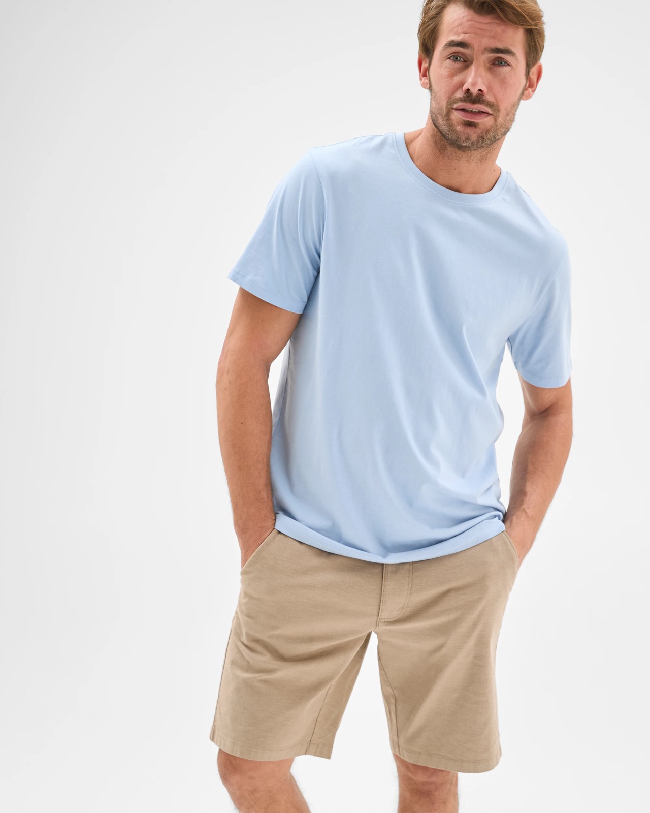 Australian Cotton Chino Shorts - Timberwolf 2 of 5