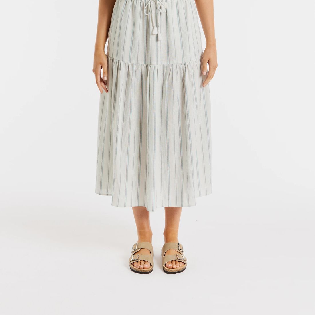 Piping Hot Tiered Midi Skirt | Target Australia