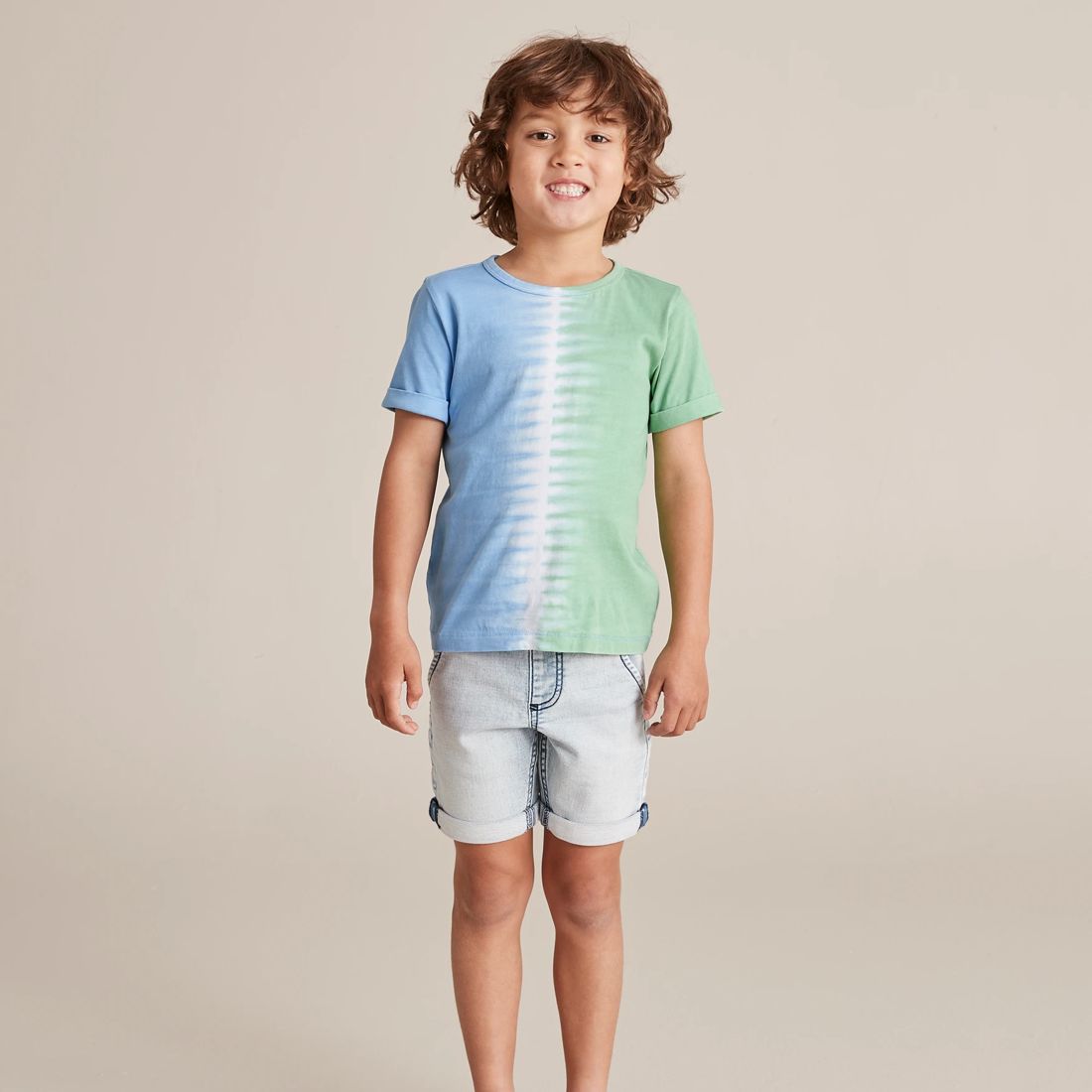 TieDye Tshirt Blue Green Multi Target Australia