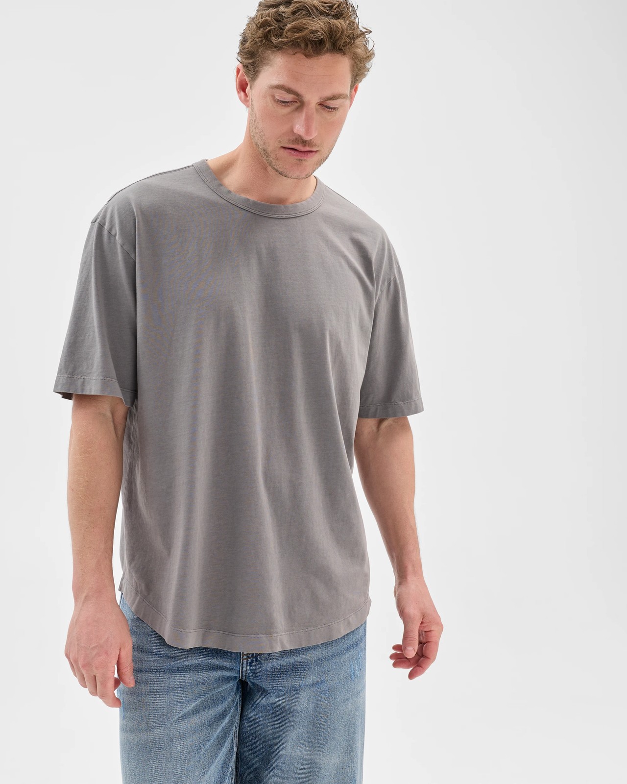 Australian Cotton T-Shirt  - Grey 5 of 5