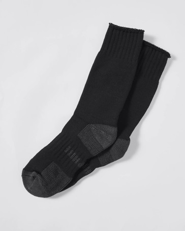 Graphite 2 Pack Bamboo Outdoor Socks - Black
