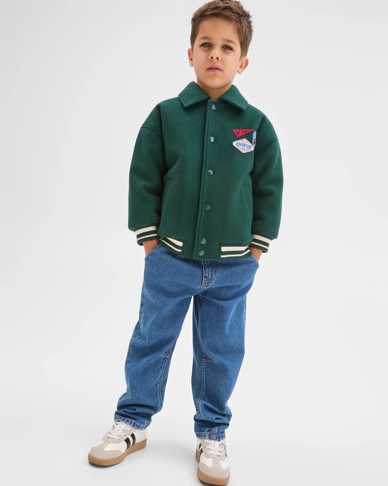 Long Sleeve Varsity Bomber Jacket 3 of 6