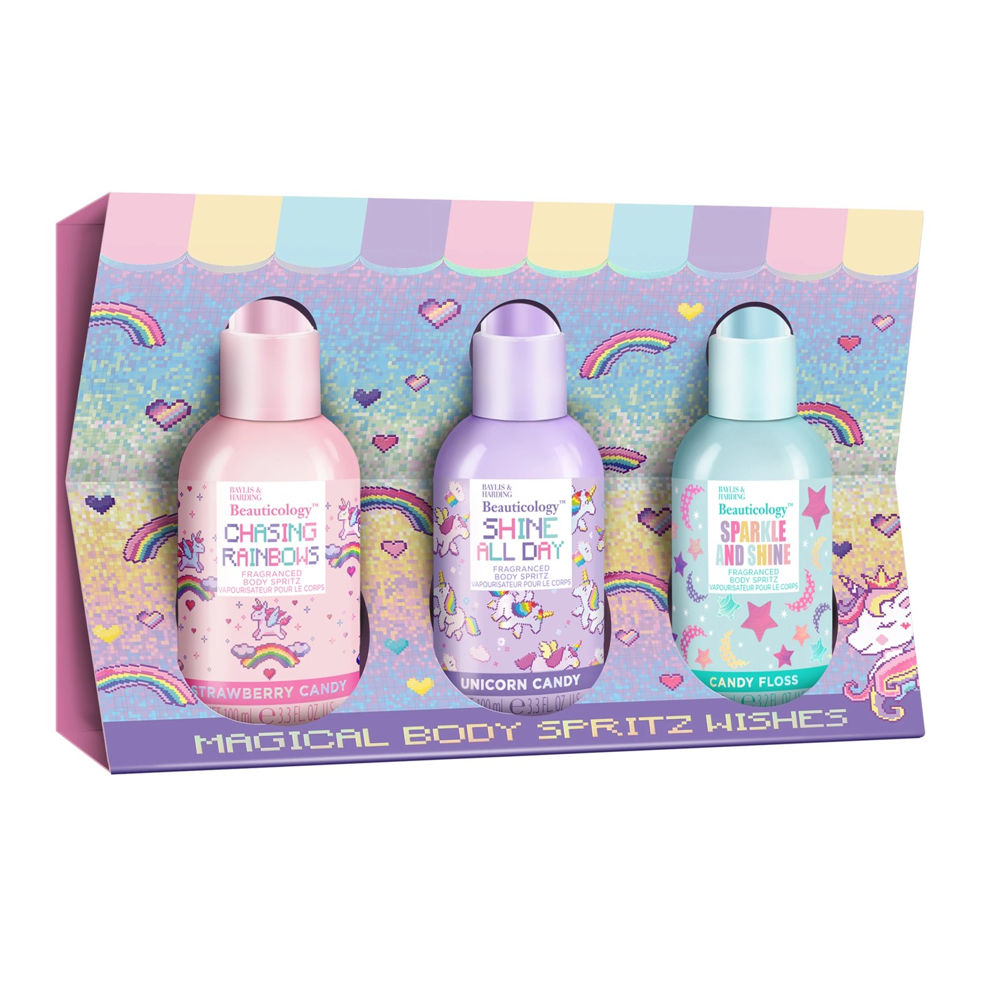 Baylis & Harding Beauticology 3 Piece Magical Body Spritz Wishes Set 3 of 4