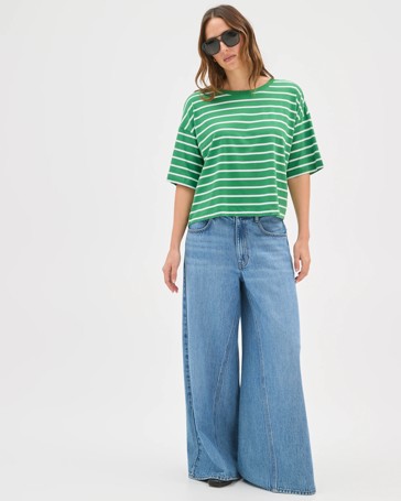 Boxy Crew Neck T-Shirt