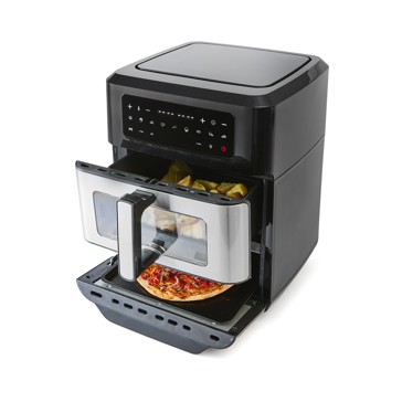 Anko 2-in-1 Air Fryer and Oven - Black and Silver Look