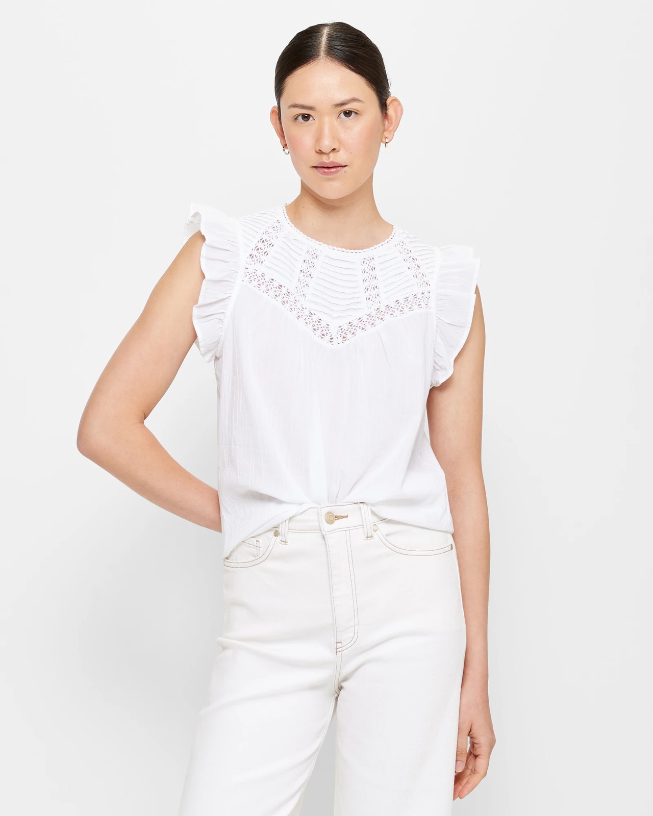 Frill Sleeve Top  Target Australia