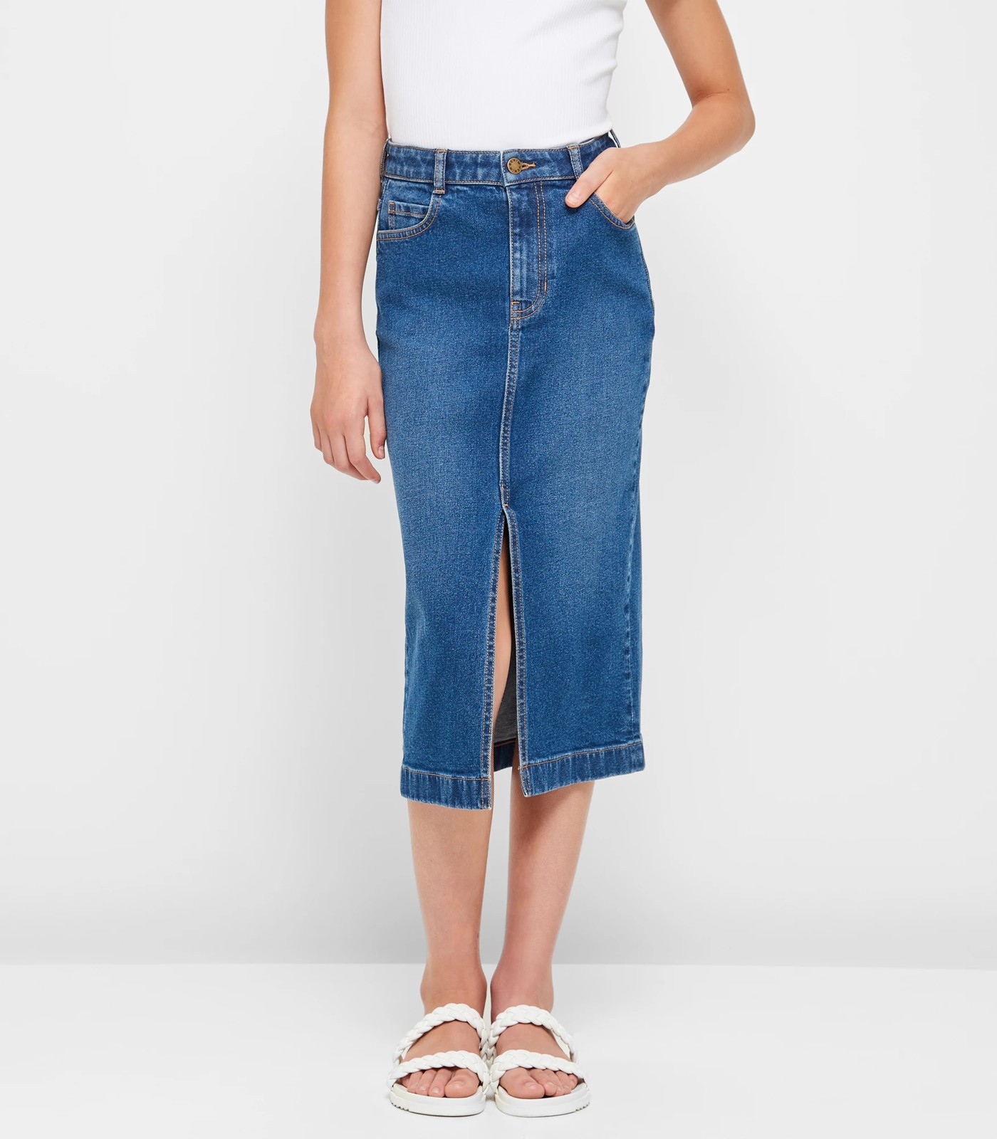 Midi Denim Skirt | Target Australia