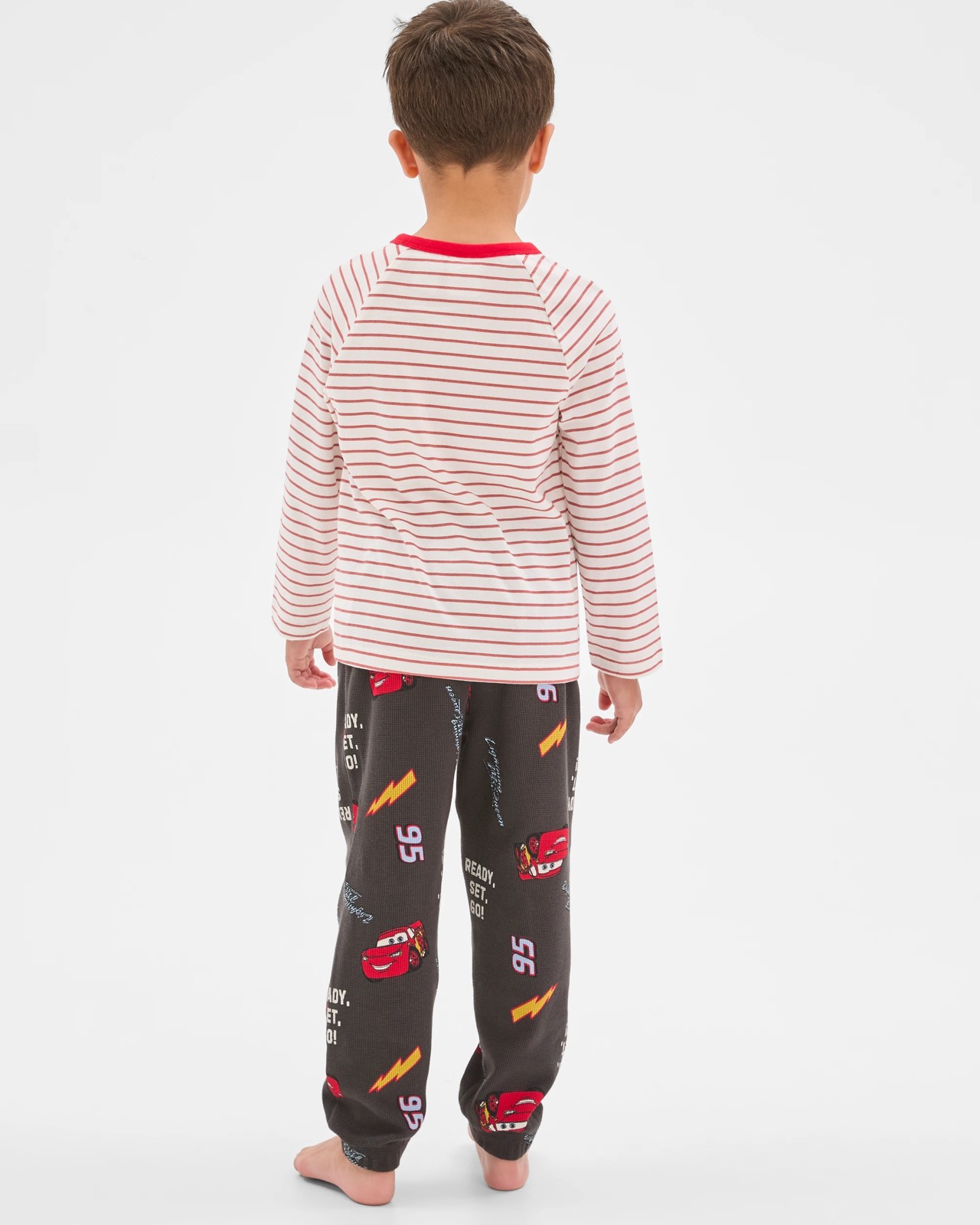 Disney Organic Cotton Younger Boys Jersey/Waffle Pyjama Set 4 of 5