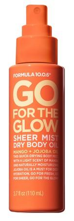 Formula 10.0.6 Go For The Glow Sheer Mist Dry Body Oil - Mango and Jojoba Oil