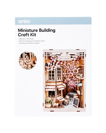Anko Miniature Building Craft Kit - Japanese Cafe