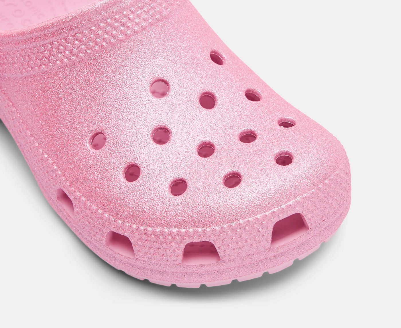 Crocs Kids Classic Glitter Clog - Pink 5 of 5