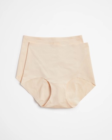 2 Pack Bonded No Show Full Briefs