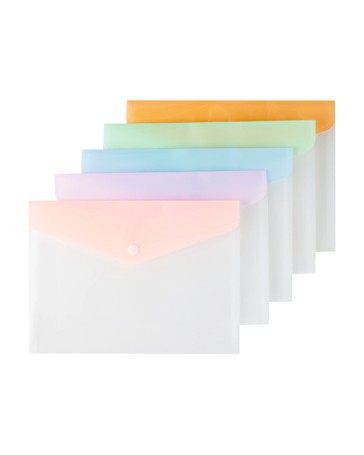 Anko 5 Pack Document Wallet