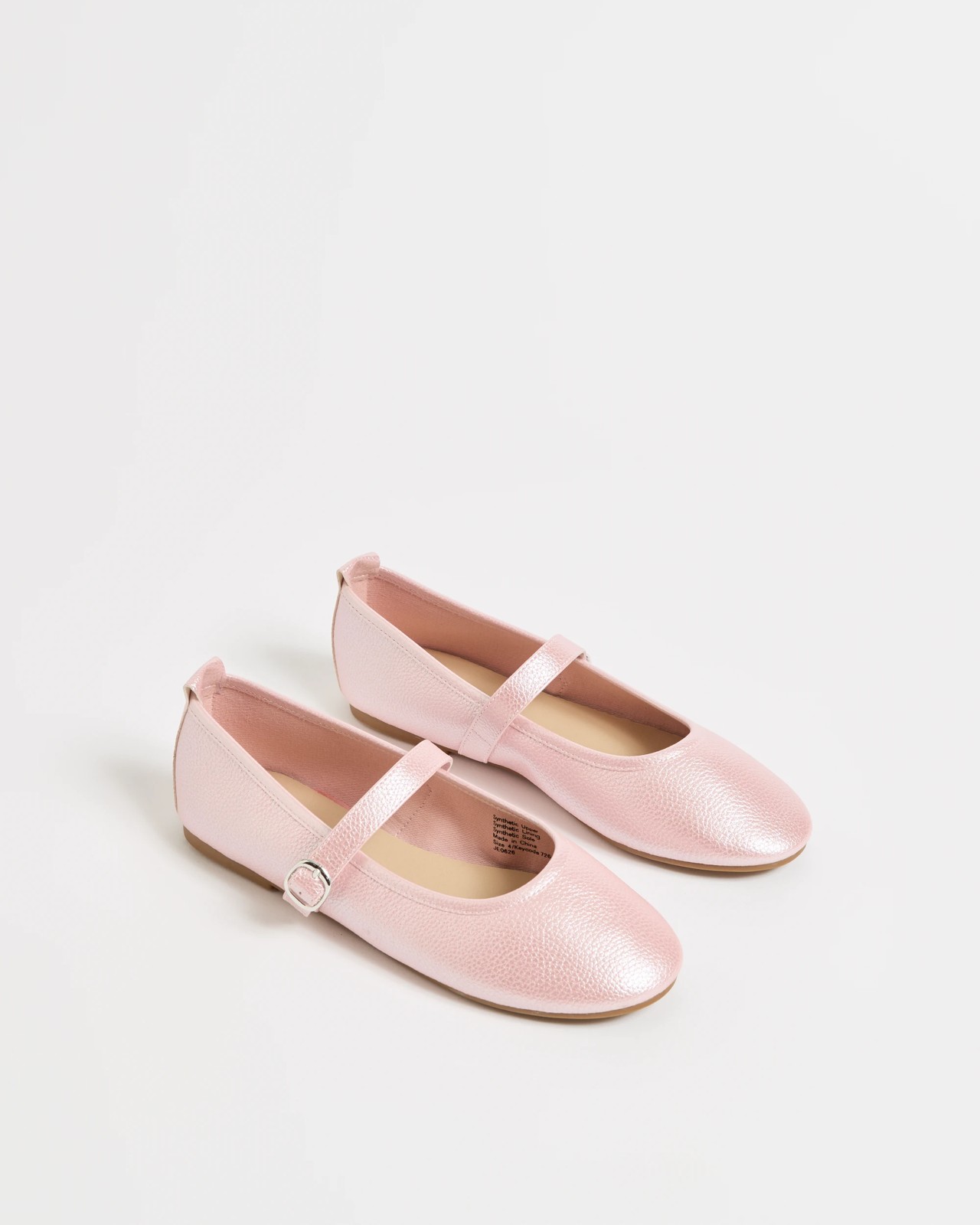 Mary Jane Strap Ballet Flats - Pink 2 of 3