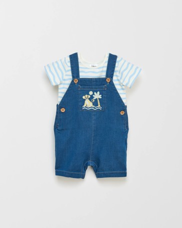 Disney Simba Baby Denim Shortfall 2 Piece Set
