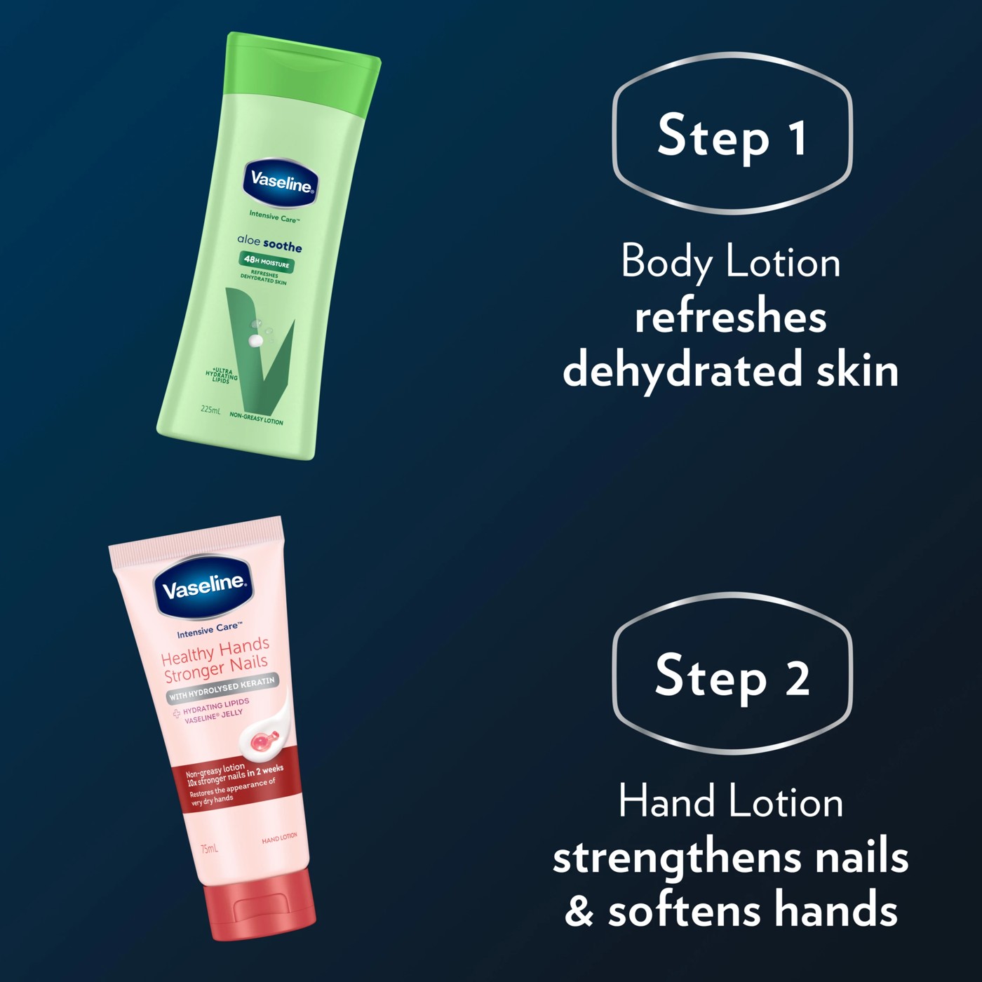 Vaseline Intensive Care Aloe Soothe 48H Moisture Body Lotion 225ml - Ultra Hydrating Lipids 4 of 6