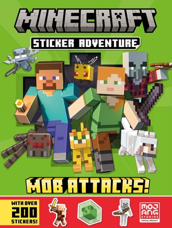 Minecraft Sticker Adventure Mob Attacks - Mojang Ab