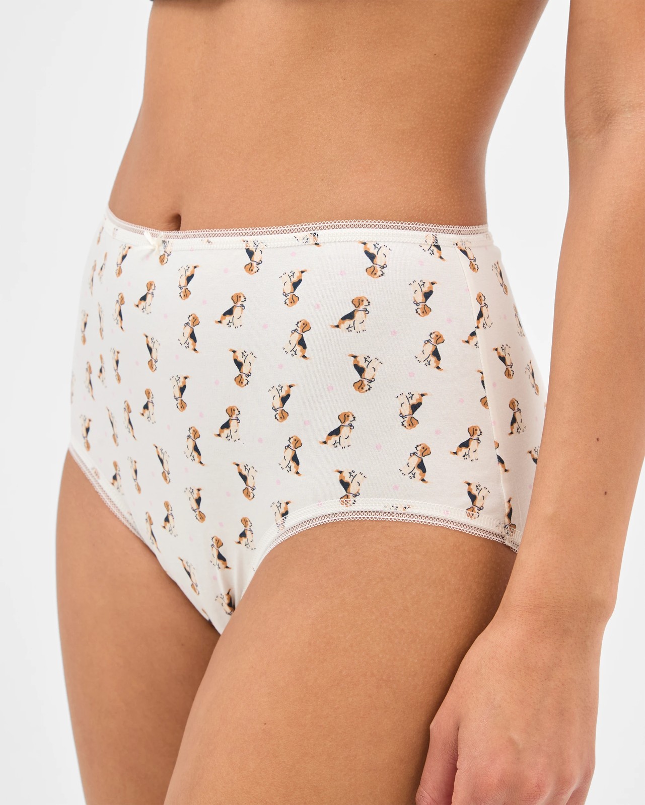 Australian Cotton 5 Pack Full Briefs - Multi Dog Polka Dot 3 of 5