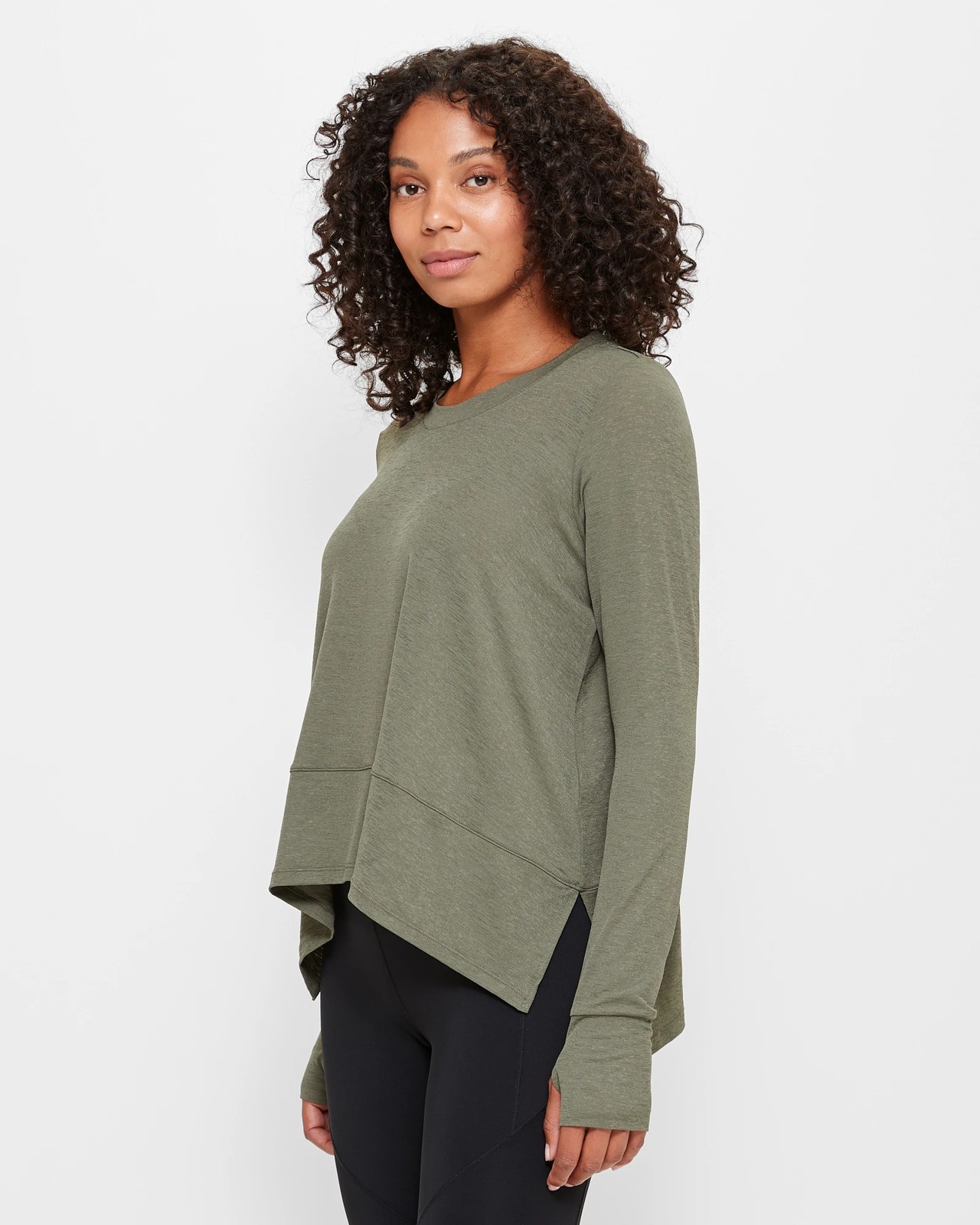 Active Long Sleeve Flowy Top | Target Australia