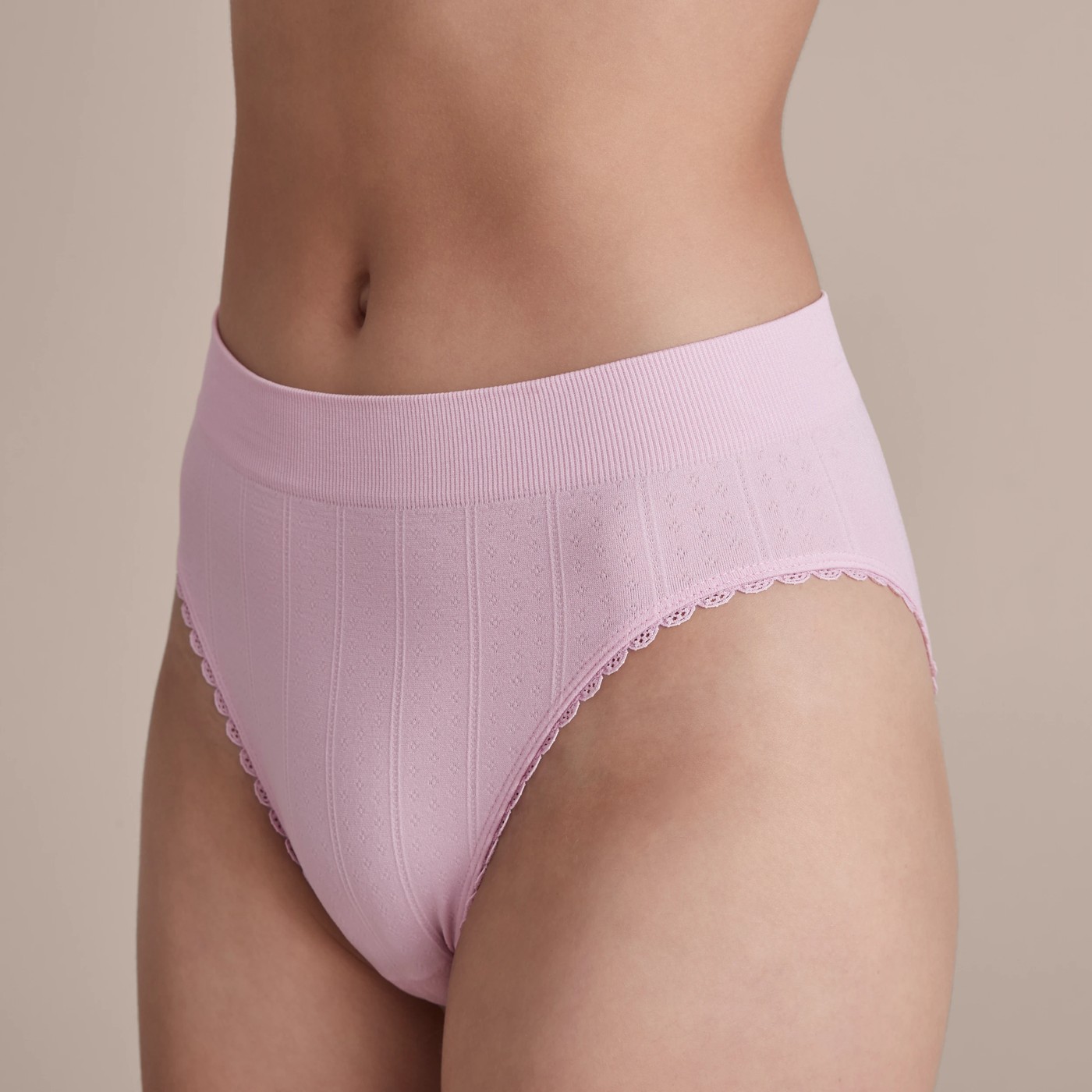 Lily Loves Pointelle High Waisted Bikini Briefs; Style: LHB37938 4 of 4