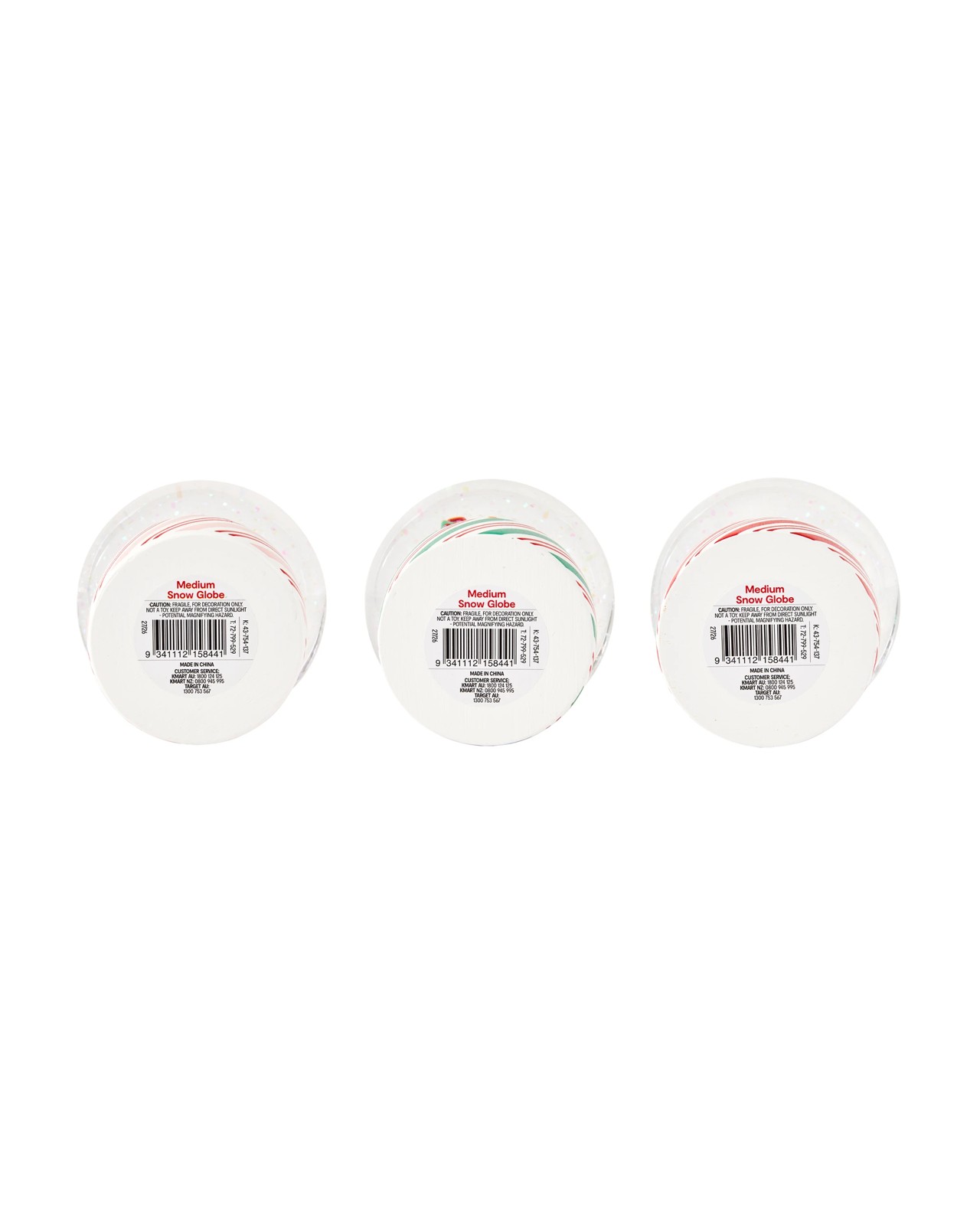 Anko Medium Snow Globe - Assorted 6 of 6