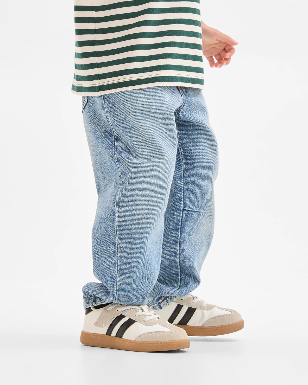 Straight Leg Denim Jeans - Light Wash 3 of 5