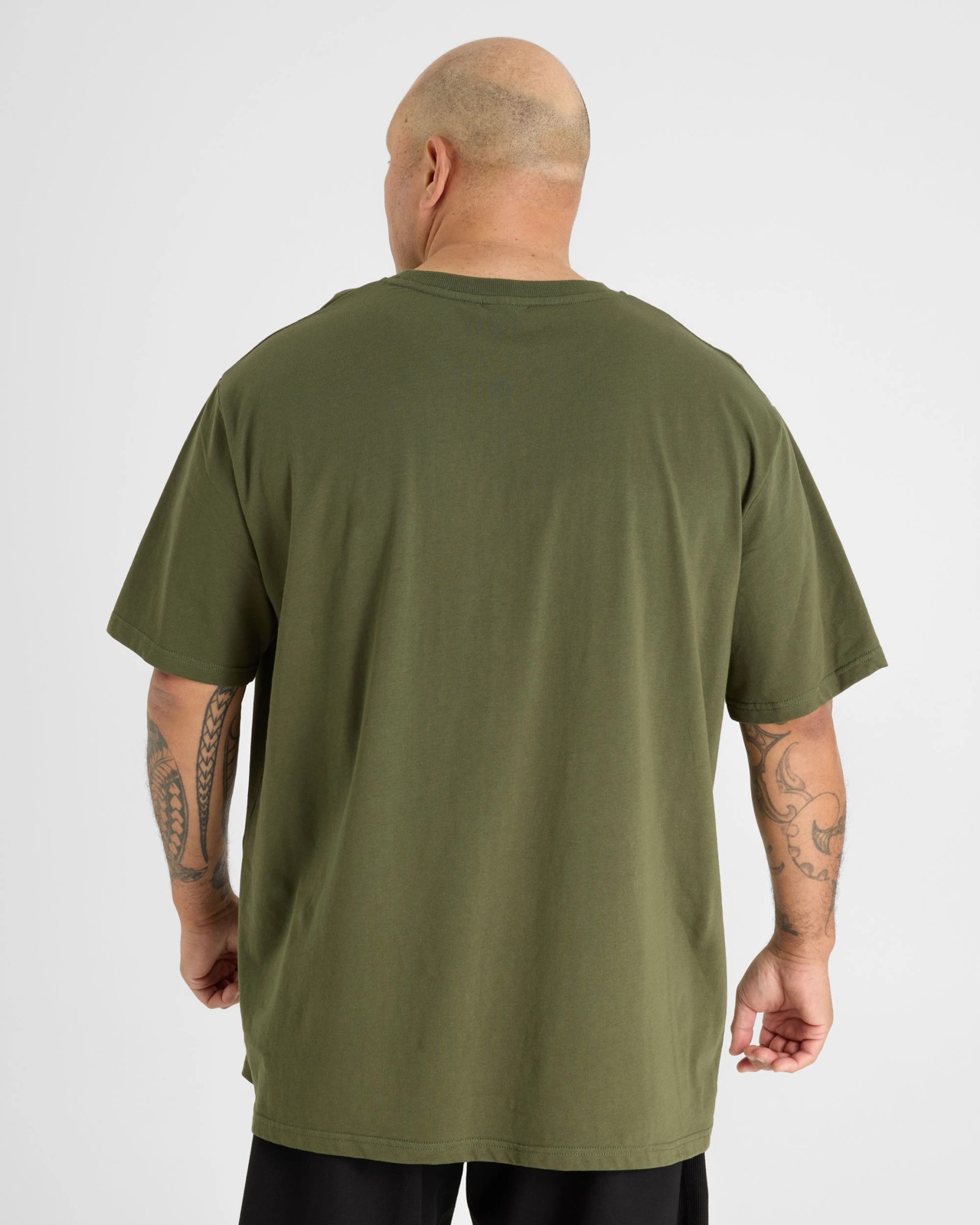 Lonsdale London Plus Size T-Shirt - GreenOlive 2 of 5