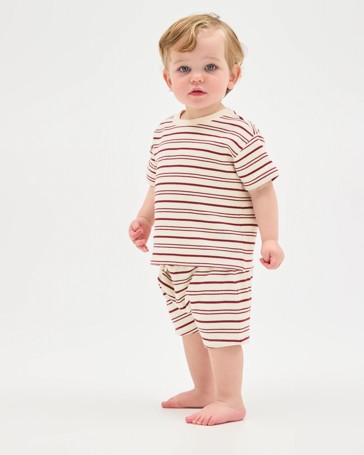 Baby Organic Cotton 2 Pack Waffle Shorts