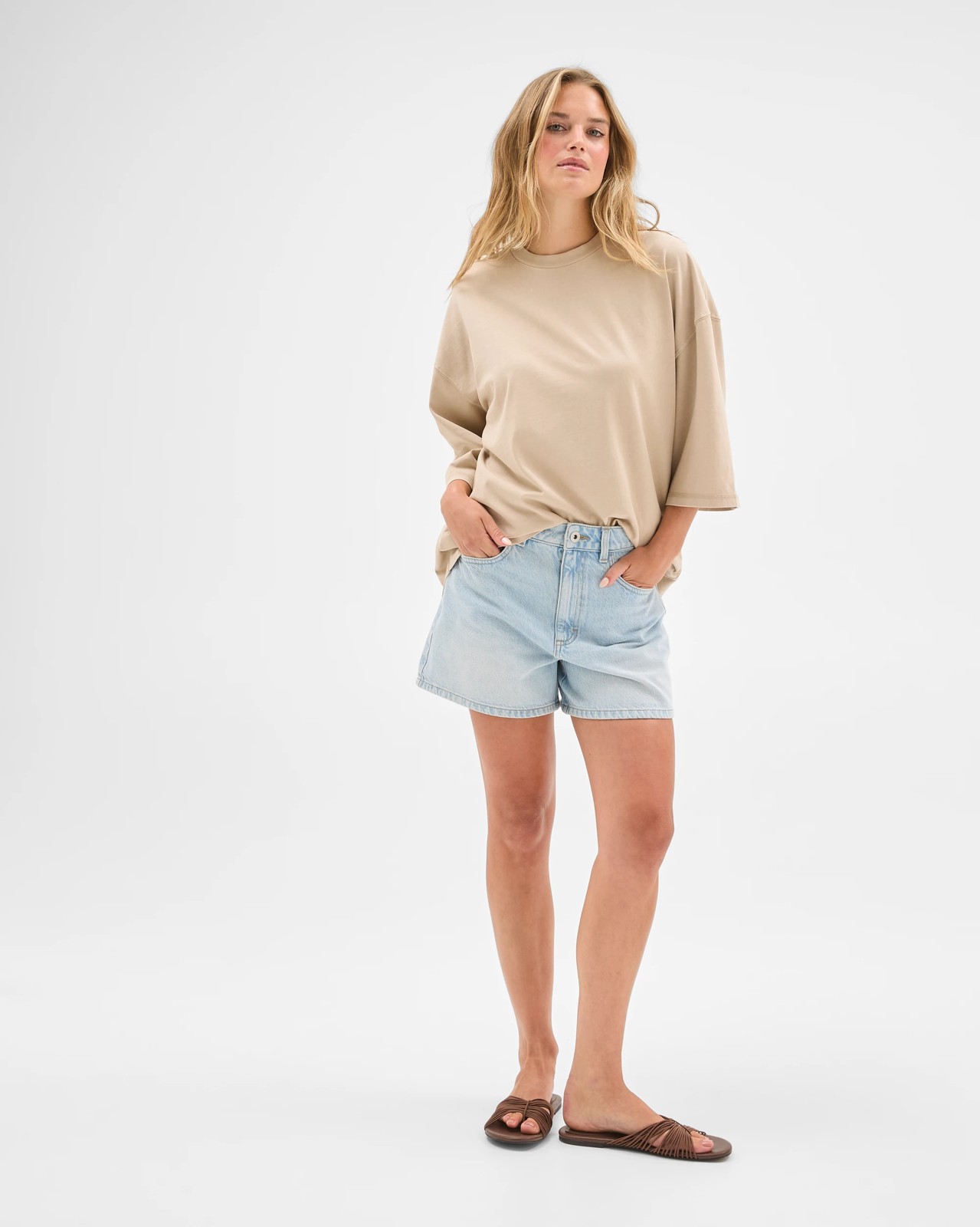Lily Loves High Rise Denim Shorts 2 of 6