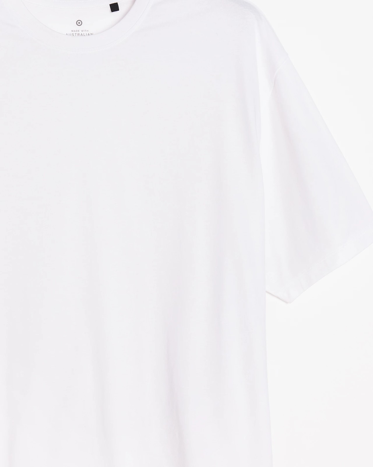 Australian Cotton Oversized T-Shirt - White | Target Australia