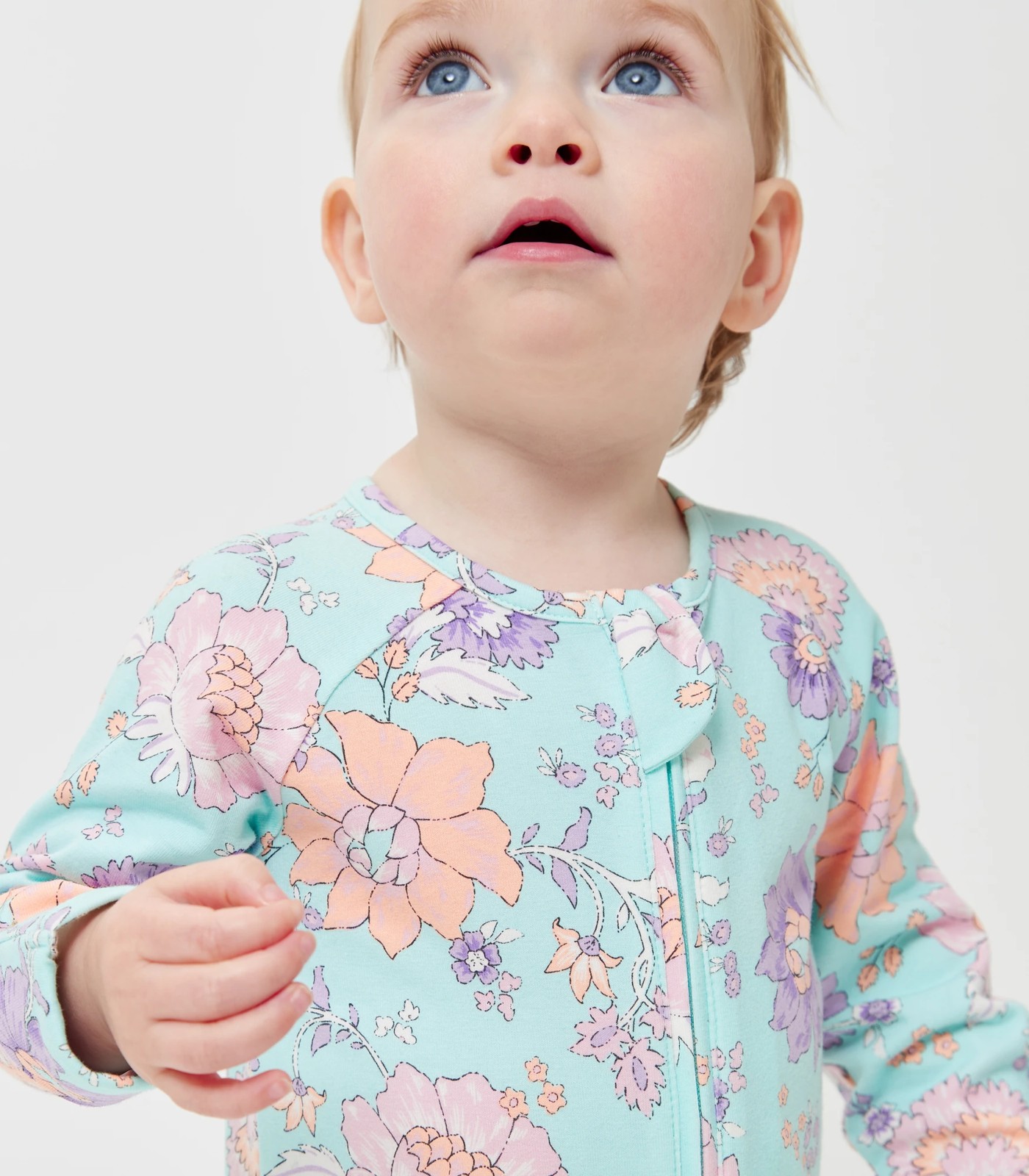Baby Organic Cotton Print Zip Coverall 4 of 5