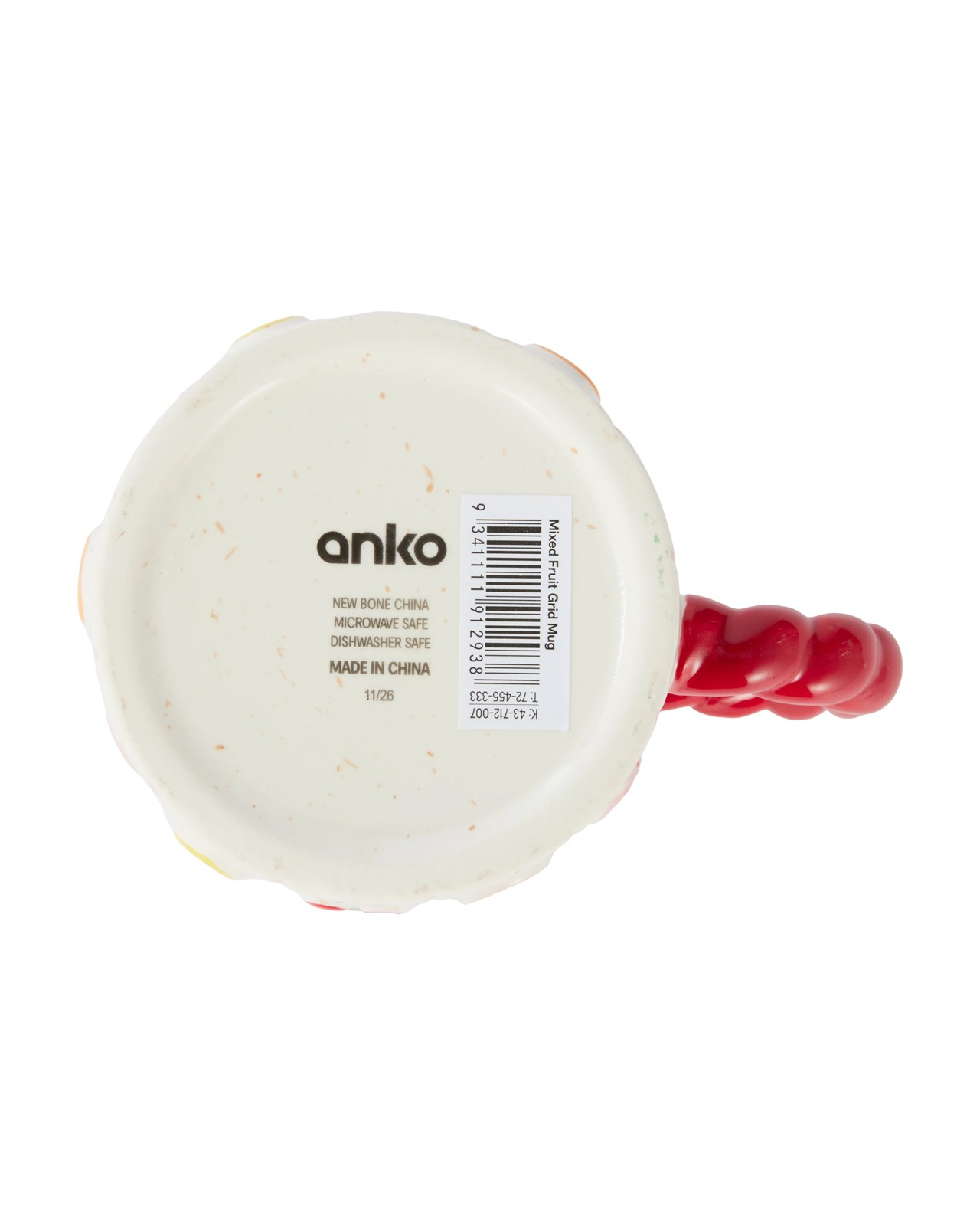 Anko Mixed Fruit Grid Mug 3 of 3