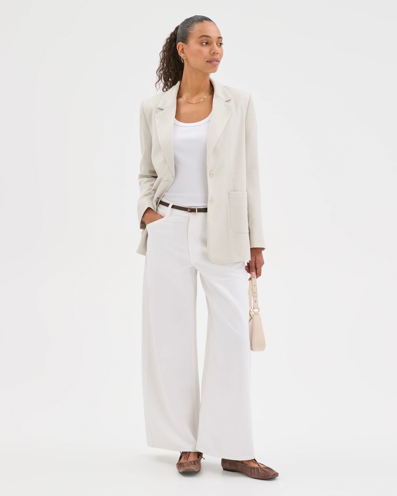 Relaxed Single Breasted Summer Blazer 2 of 6