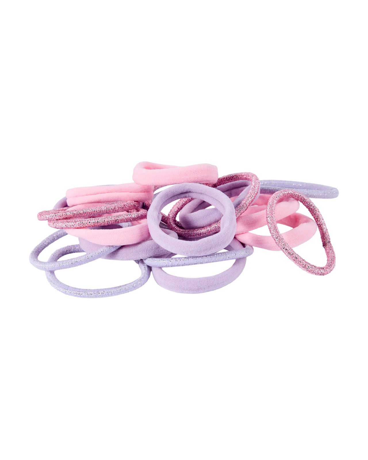 OXX Haircare 20 Piece Hair Elastics - Pink and Lilac 2 of 4
