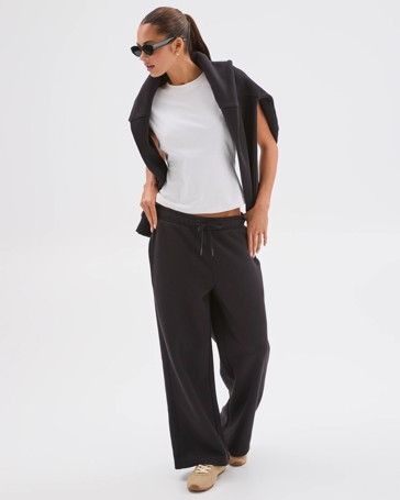 Lily Loves Australian Cotton Blend Wide Leg Trackpants