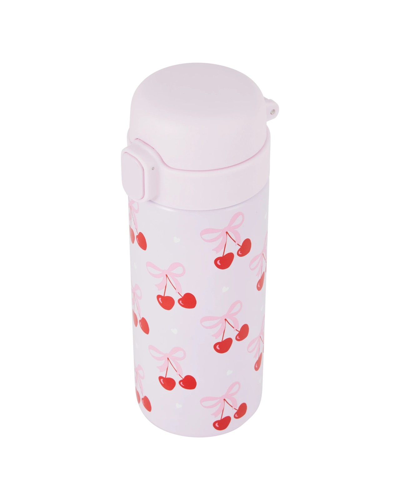 Anko 400ml Double Wall Insulated Cylinder Bottle -  Cherry 3 of 6