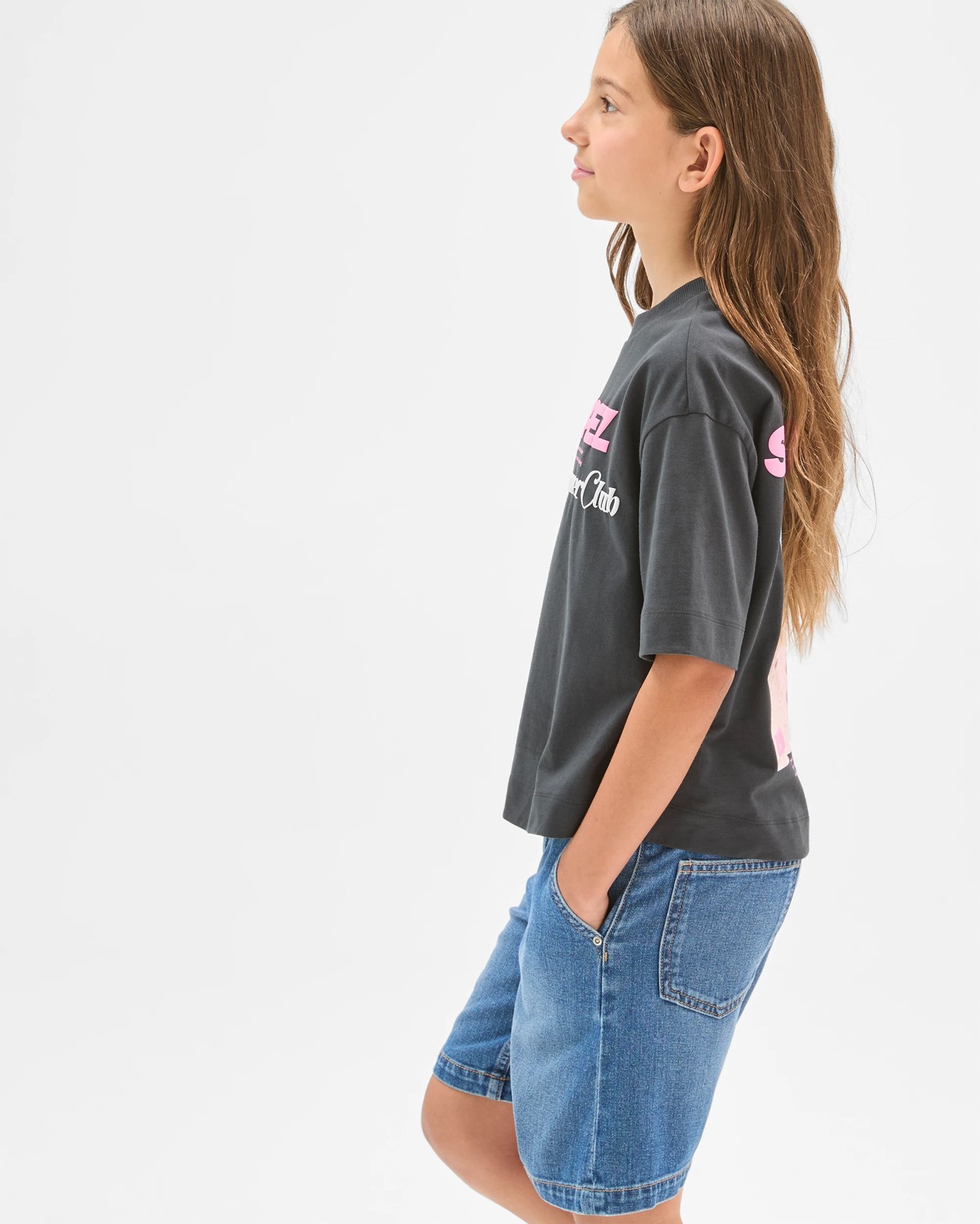 Australian Cotton Heavyweight Boxy T-Shirt - Photographic Black 4 of 5