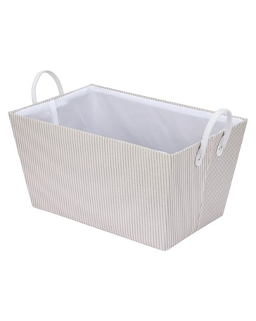 Anko Tapered Basket, Pin Stripe