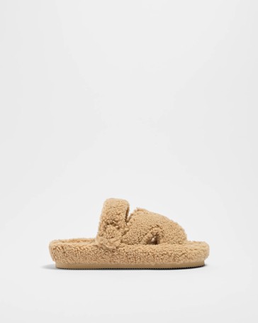 Womens Teddy Scuff Slipper - Harlow