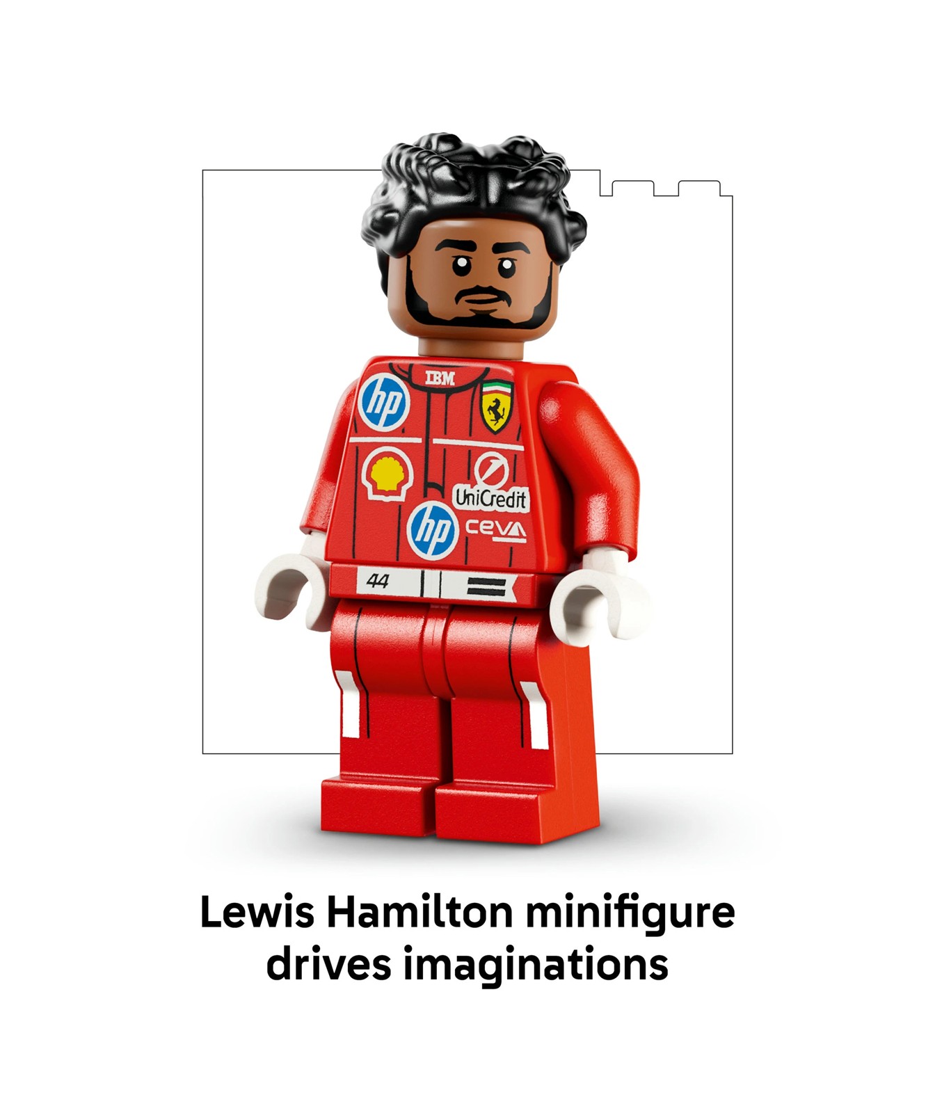 LEGO® Editions Formula 1 Scuderia Ferrari HP Lewis Hamilton Helmet 5 of 6