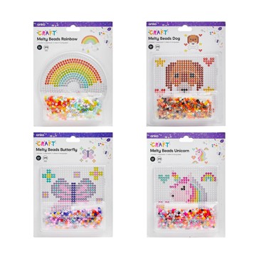 Melty Beads, 370 Pieces, Assorted - Anko