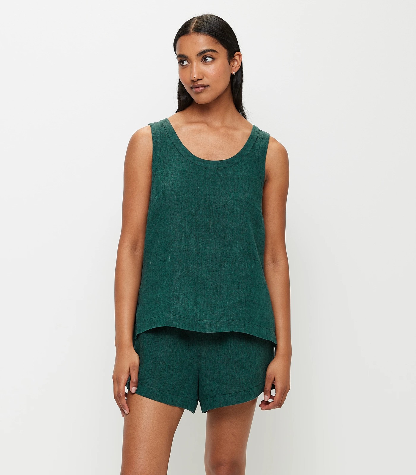 European Linen Tank Top