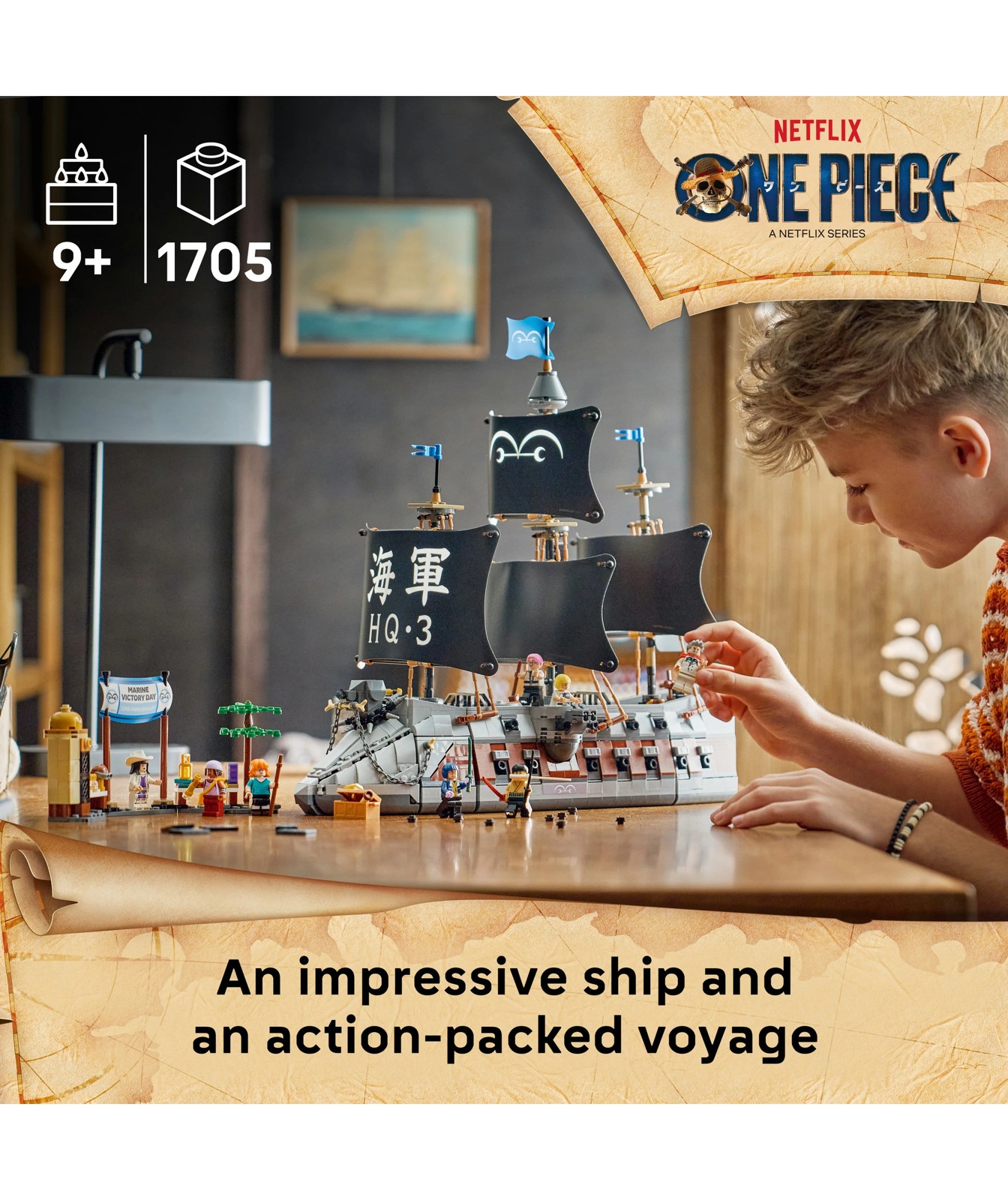 LEGO® ONE PIECE Garp's Marine Battleship 75646 2 of 5