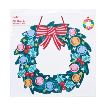 DIY Gem Art Wreath Kit - Anko