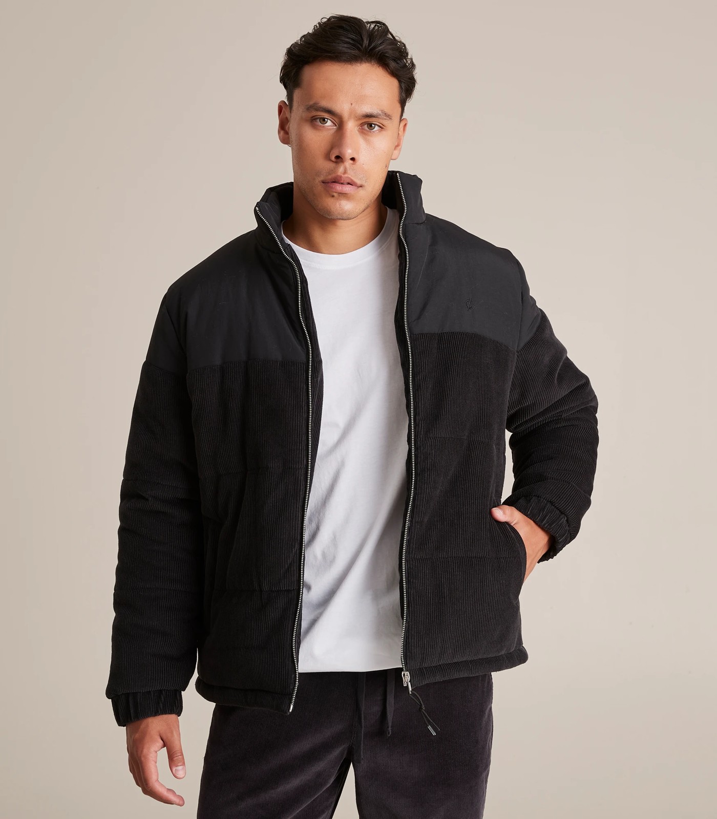 Mens puffer jacket target on sale