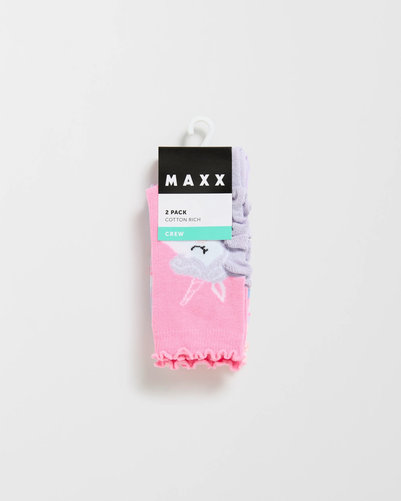Maxx 2 Pack Kids Casual Crew Socks 3 of 3