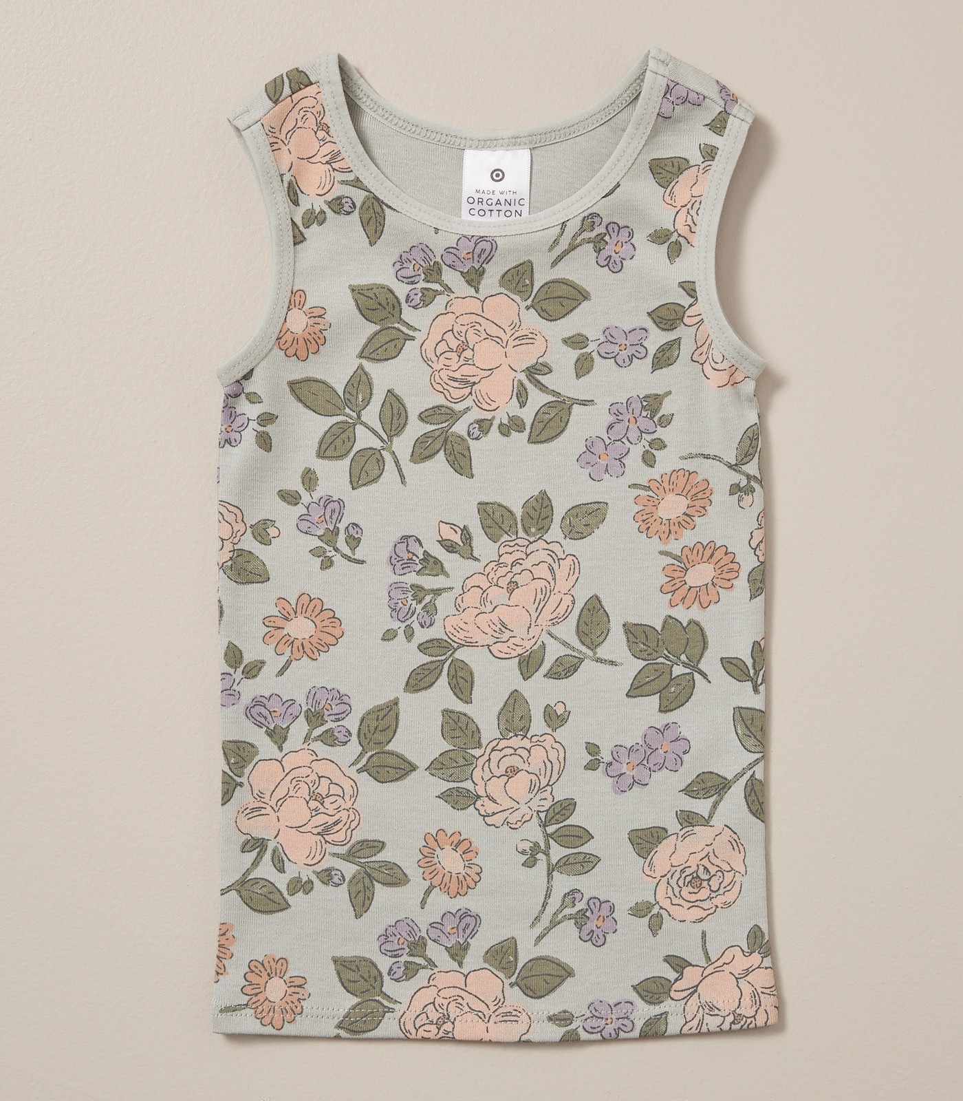 3 Pack Baby Organic Cotton Print Singlets 3 of 5