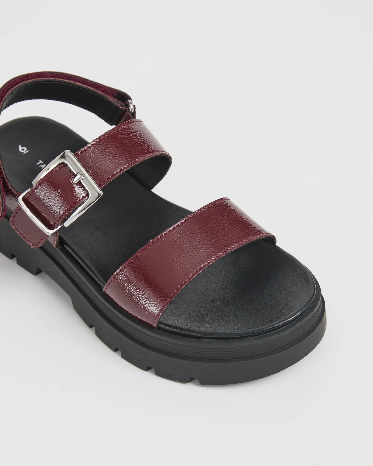 Sara Platform Sandals - Cherry Red 3 of 3
