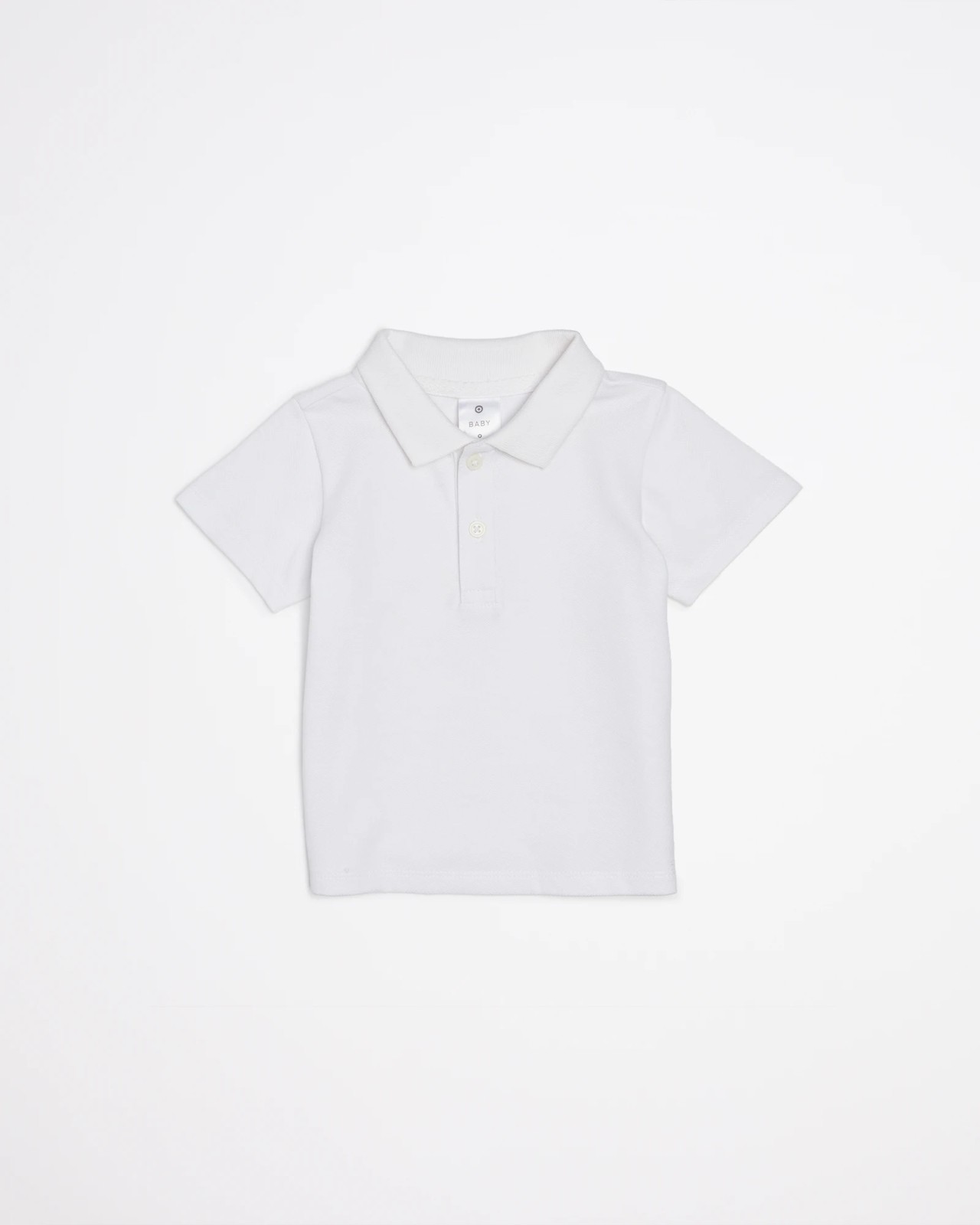 Baby white clearance polo shirt